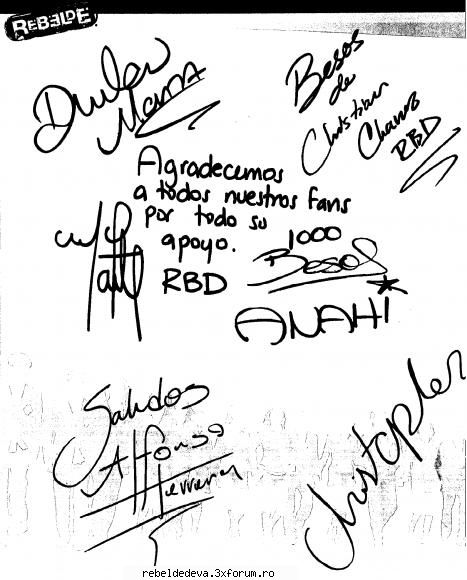 dulce maria buna fanilor rbd