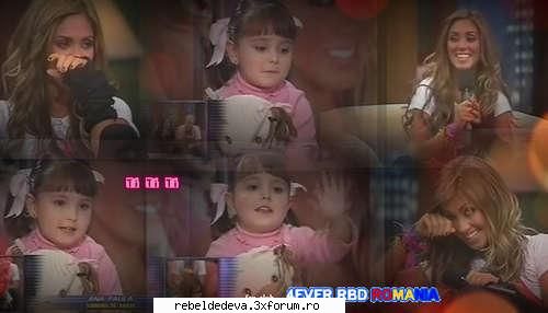 Anahi si nepotica ei - Ana pau i nascuta p 5 septembrie ca mine.. cn mai - Anahi