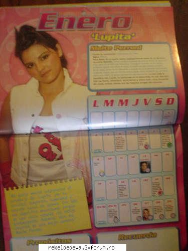 Calendar rebelde - calendar rbd ianuarie - RBD !