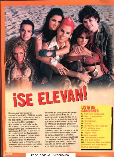 Poze din reviste,aparitii pe prima pagina - d&r_ale - RBD !