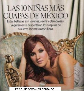 dulce in MAXIM - tot din revista Quien:) - Dulce